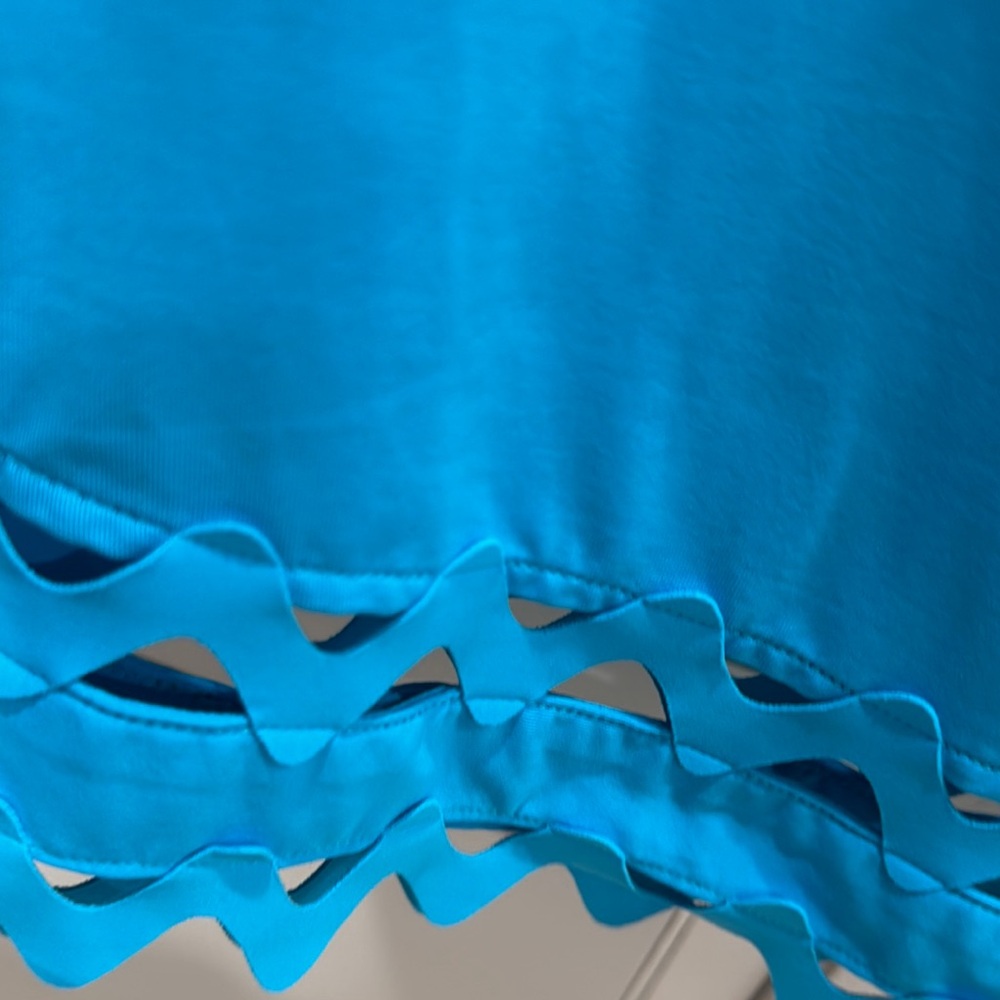 Lilly Pulitzer Blue Women's Skirt size xl Luxletic with shorts built in - Picture 6 of 10